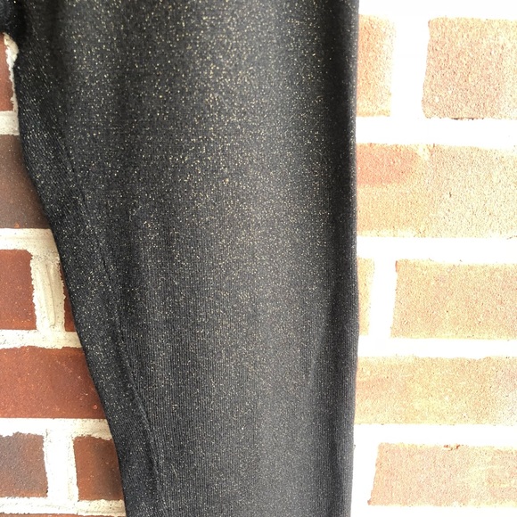 Express black leggings with gold sparkles - Picture 3 of 6